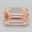 2.72 Ct. Fancy Intense  Pink Emerald Lab Grown Diamond
