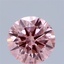 1.02 Ct. Fancy Vivid Pink Round Lab Grown Diamond