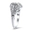 The Shellie Ring, smalltop view on a hand