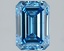 2.17 Ct. Fancy Vivid Blue Emerald Lab Grown Diamond