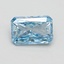 1.06 Ct. Fancy Vivid Blue Radiant Lab Grown Diamond