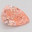 1.46 Ct. Fancy Vivid Pink Pear Lab Grown Diamond