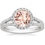 Platinum Fortuna Halo Diamond Ring (1/2 ct. tw.), smalltop view