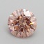 1.80 Ct. Fancy Intense Pink Round Lab Grown Diamond