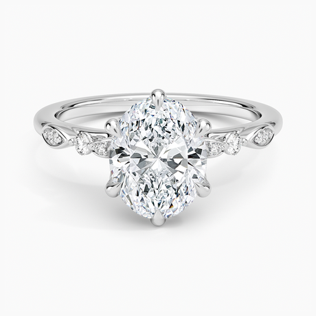 14K White Gold Rochelle Diamond Ring