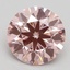 2.18 Ct. Fancy Intense Pink Round Lab Grown Diamond