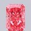 1.54 Ct. Fancy Vivid  Pink Radiant Lab Grown Diamond
