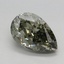 2.50 Ct. Fancy Intense Green Pear Lab Grown Diamond