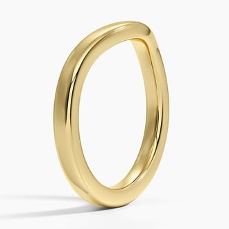 2.5mm Curved Wedding Ring