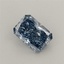 0.51 Ct. Fancy Vivid Blue Radiant Lab Grown Diamond