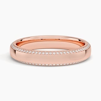 Avalon Eternity Diamond 4mm Wedding Ring (1/3 ct. tw.) in 14K Rose Gold