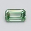 1.00 Ct. Fancy Vivid Pacific Green Emerald Lab Grown Diamond