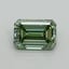 0.75 Ct. Fancy Intense Pacific Green Emerald Lab Grown Diamond