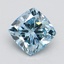 1.84 Ct. Fancy Intense Blue Cushion Lab Grown Diamond