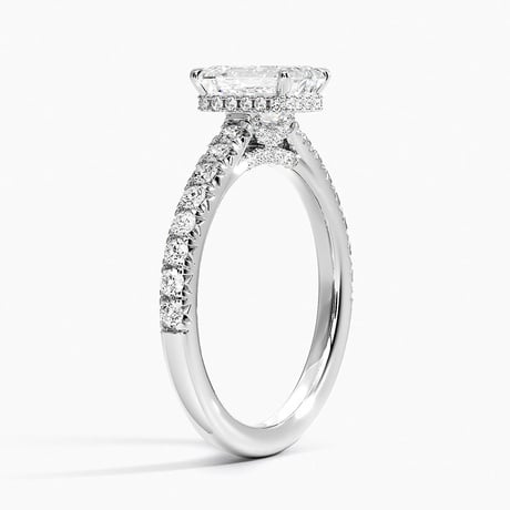 French Pavé Diamond Ring Setting