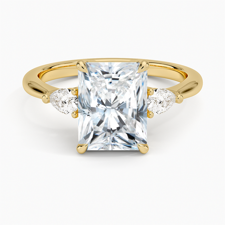 Petite Opera Three Stone Diamond Ring - Brilliant Earth