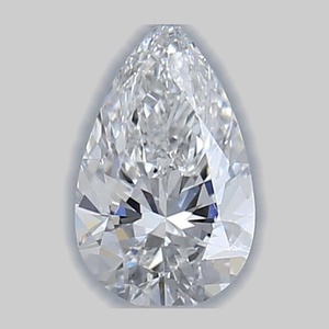 Pear diamond — real photo