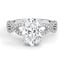 Custom Infinity Hidden Halo Diamond Ring