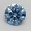 2.27 Ct. Fancy Vivid Blue Round Lab Grown Diamond