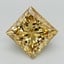 2.51 Ct. Fancy Intense  Yellow Princess Lab Grown Diamond