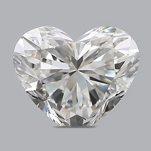 Heart diamond — real photo
