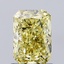1.16 Ct. Fancy Intense  Yellow Radiant Lab Grown Diamond