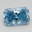 1.04 Ct. Fancy Vivid Blue Radiant Lab Grown Diamond