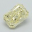 1.32 Ct. Fancy Light Yellow Radiant Lab Grown Diamond