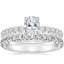 Platinum Petite Olympia Diamond Ring with Sienna Eternity Diamond Ring (7/8 ct. tw.)