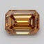 1.38 Ct. Fancy  Brown Emerald Lab Grown Diamond