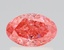 0.79 Ct. Fancy Vivid Pink Oval Lab Grown Diamond