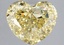 3.59 Ct. Fancy Yellow Heart Lab Grown Diamond