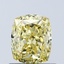 1.01 Ct. Fancy Intense Yellow Cushion Lab Grown Diamond