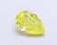 1.05 Ct. Fancy Vivid Yellow Pear Lab Grown Diamond