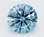 3.97 Ct. Fancy Vivid  Blue Round Lab Grown Diamond