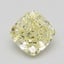 1.08 Ct. Fancy Yellow Cushion Diamond