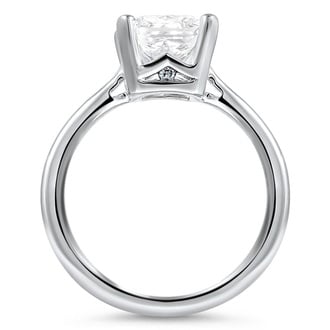 Custom Surprise Accent Diamond Engagement Ring