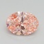 2.20 Ct. Fancy Intense Pink Oval Lab Grown Diamond