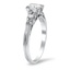 The Cordie Ring, smalltop view on a hand