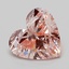 2.03 Ct. Fancy Intense Pink Heart Lab Grown Diamond