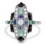 Art Deco Diamond Cocktail Ring