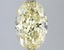 3.29 Ct. Fancy Intense  Yellow Oval Lab Grown Diamond
