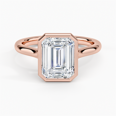 14K Rose Gold Luna 2mm Bezel Ring