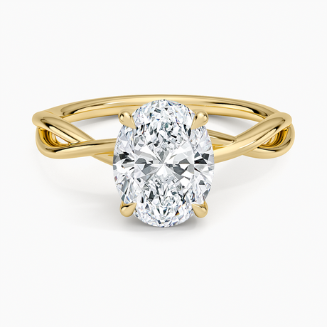 Alya Twist Solitaire Ring - Brilliant Earth