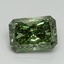 2.18 Ct. Fancy Vivid Green Radiant Lab Grown Diamond