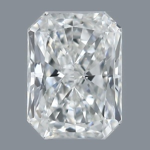 Radiant diamond — real photo