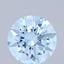 2.59 Ct. Fancy Vivid Blue Round Lab Grown Diamond