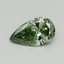 0.40 Ct. Fancy Vivid Green Pear Lab Grown Diamond
