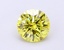 1.01 Ct. Fancy Vivid  Yellow Round Lab Grown Diamond