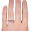 The Kolterna Ring, smallzoomed in top view on a hand